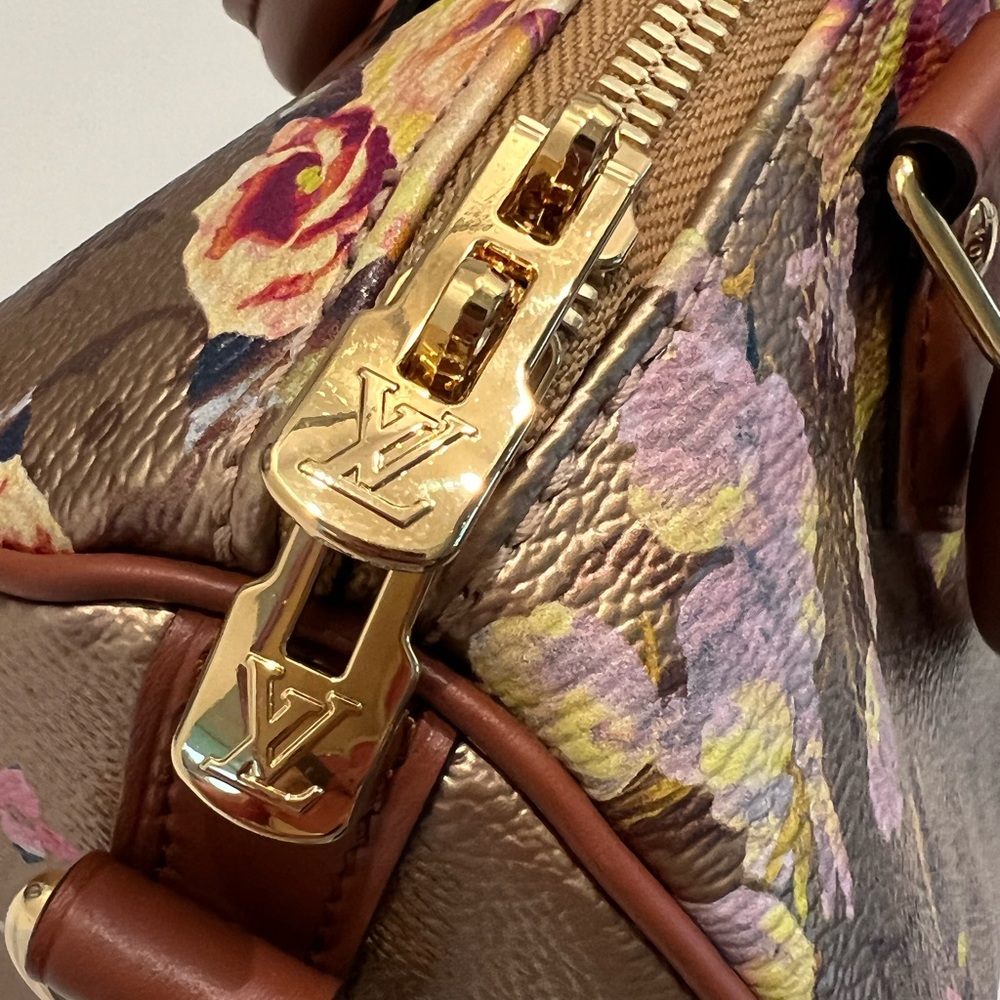 BRAND NEW GARDEN SPEEDY 25 Louis Vuitton flower monogram 🥳 RARE 🤩 AUTHENTIC - Picture 9 of 10